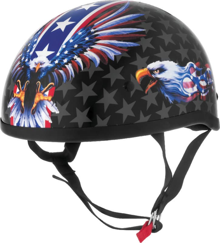 Bikers Choice Original US Flame Eagle Helmet - Image 2